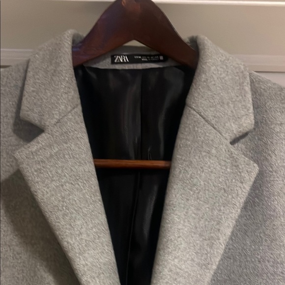 Zara Gray Trench Coats - Picture 2 of 6